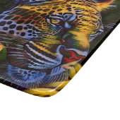 強大なジャガーとジャングルの捕食者 カッティングボード (角)