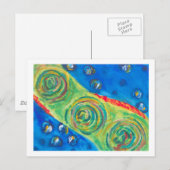 強大なタコ ポストカード (正面/裏面)