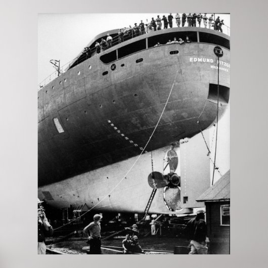 強大なフィッツ – スターンショット – 打上げ日 – ヴィンテージ ポスター (正面)