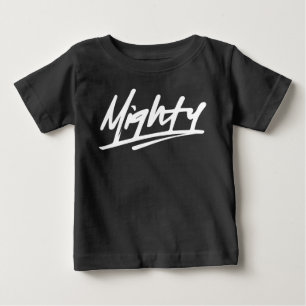 強大なベビーのワイシャツ ベビーTシャツ
