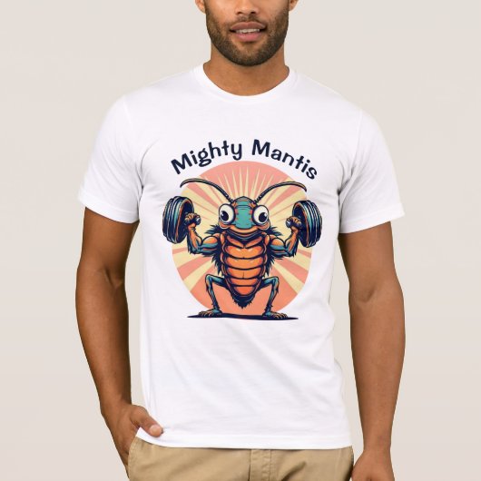 強大なマンティス Tシャツ (正面)