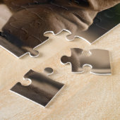 強大なメルカト：相撲の対決 ジグソーパズル (側面)