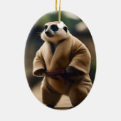 強大なメルカト:相撲の対決 セラミックオーナメント (裏面)