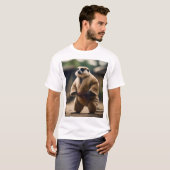 強大なメルカト：相撲の対決 Tシャツ (正面フル)
