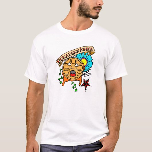 強大なワッフルは再度歌います! Tシャツ (正面)