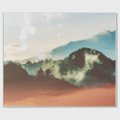 強大な山 ラッピングペーパー (フラット)