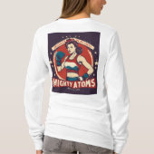 「強大な戦士ガール」 Tシャツ (裏面)