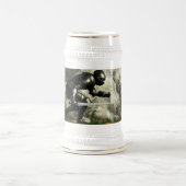 、強大な敵手渡しますか、または死んで下さい ビールジョッキ (中央)