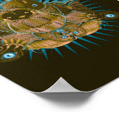 強大な熊と彼の助け手の霊獣は ポスター (角)