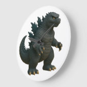 強大な獣 ラージ壁時計 (傾斜)