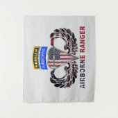 強大な航空機搭載の隊員用パラトローパー旗 タペストリー (正面)