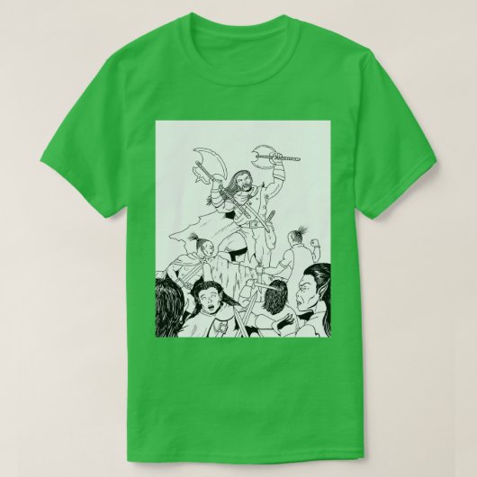 強大クラスク Tシャツ (デザイン正面)