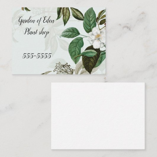 強大、3.5" x 2.5"名刺 名刺 (正面/裏面)