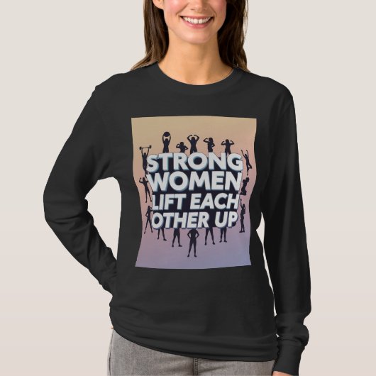 強女性エンパワーメントTシャツ Tシャツ (正面)