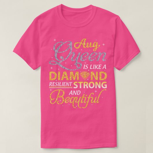 強威厳がある力で美しい幸せな誕生日 Tシャツ (デザイン正面)