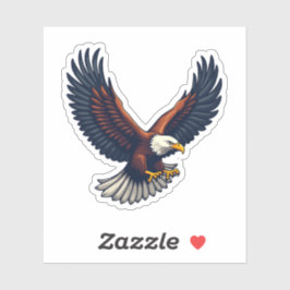 強威厳のある飛んでいる度と強さ素晴らし シール