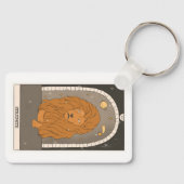 強専攻の度アルカナタロットカード星占い錬金術 キーホルダー (正面)