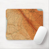 強度と断層を示すサンタクルスの四角形 マウスパッド (マウス)