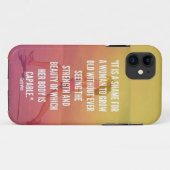 強度と美しい – 女子ランニングトレーニング Case-Mate iPhoneケース (裏面(横))