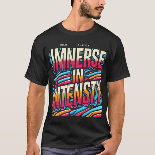 強度に浸す(デザインTシャツ) Tシャツ (正面)