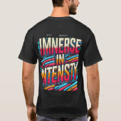 強度に浸す(デザインTシャツ) Tシャツ (裏面)
