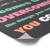 強度やる気を起こさせる引用文 ポスター (角)