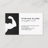 強度コーチアームの曲げ 名刺 (正面)