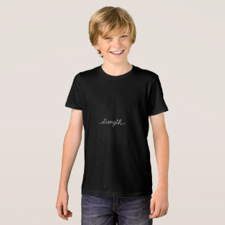 強度スクリプトタイポグラフィ トライブレンドＴシャツ
