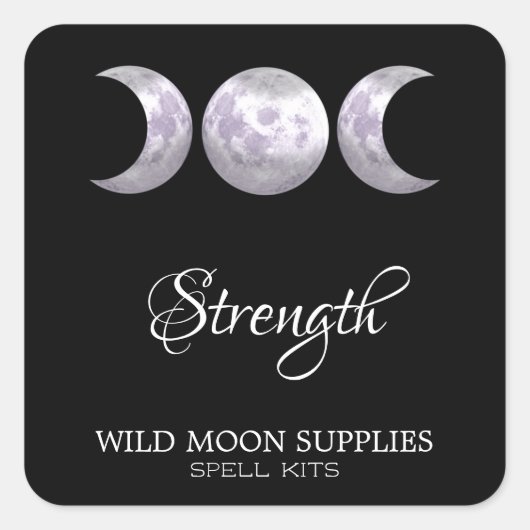 強度スペルキットラベル スクエアシール (正面)