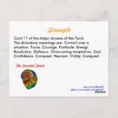 強度タロットカード ポストカード (裏面)