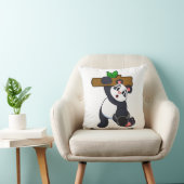 強度トレーニングで木材を使用したパンダ クッション (椅子)