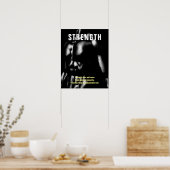 強度ボディビル訓練やる気を起こさせる ポスター (キッチン)