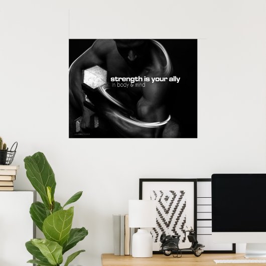 強度ポスター ポスター (ホームオフィス)