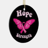強度女性がん認識度乳がん セラミックオーナメント (右)