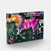 強度感動的抽象芸術お洒落馬 フォトブロック (左)