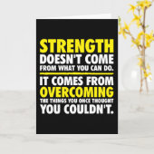 強度 – やる気を起こさせる カード (黄色い花)