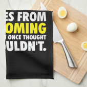 強度 – やる気を起こさせる キッチンタオル (四つ折り)