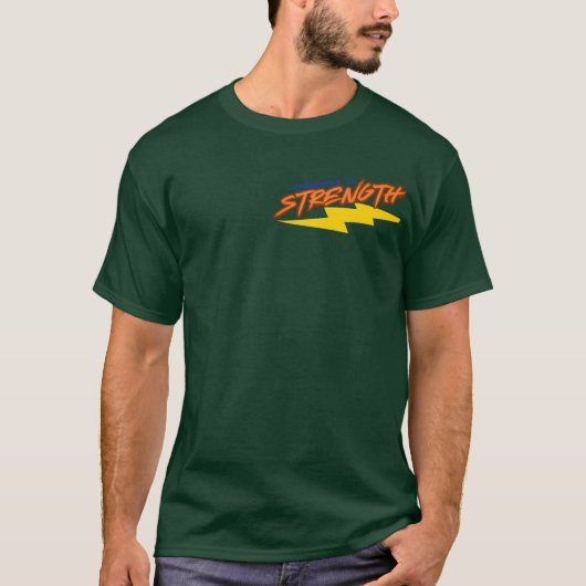 強度(フィリップ4:13)メンズTシャツ Tシャツ (正面)