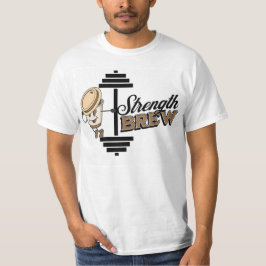 強度Brew：パワージムのデザインTシャツを燃やす Tシャツ