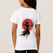強弓デザイン Tシャツ (裏面)
