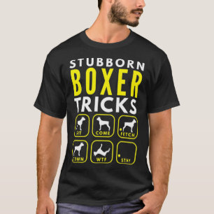 強情なボクサーのトリック – 犬の訓練料 Tシャツ