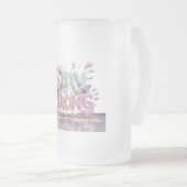 強意欲を起こく保つ フロストグラスビールジョッキ (正面右)