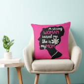 強感動的い女性ピンクのお母さんの日 クッション (椅子)