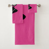 強感動的い女性ピンクのお母さんの日 バスタオルセット (インサイチュ)