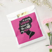 強感動的い女性ピンクのお母さんの日 フェイバーバッグ (封をした状態)