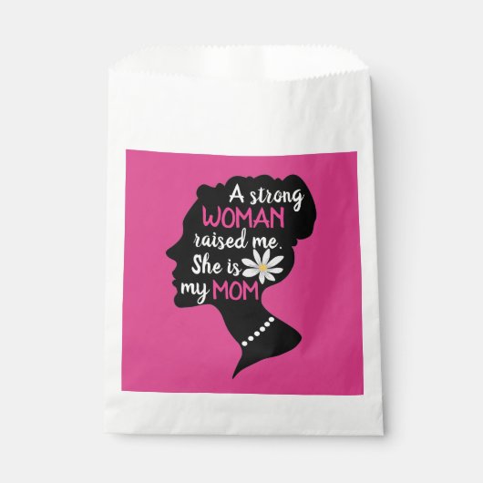 強感動的い女性ピンクのお母さんの日 フェイバーバッグ (正面)