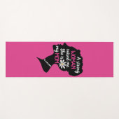 強感動的い女性ピンクのお母さんの日 ヨガマット (正面(横))