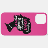 強感動的い女性ピンクのお母さんの日 Case-Mate iPhoneケース (裏面 / 右)