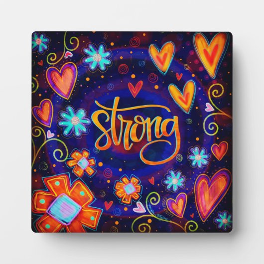 強感動的感モダン力イーゼル フォトプラーク (正面)