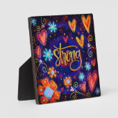 強感動的感モダン力イーゼル フォトプラーク (正面)